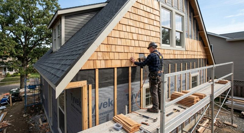 Cedar Siding Installation in Boston, MA