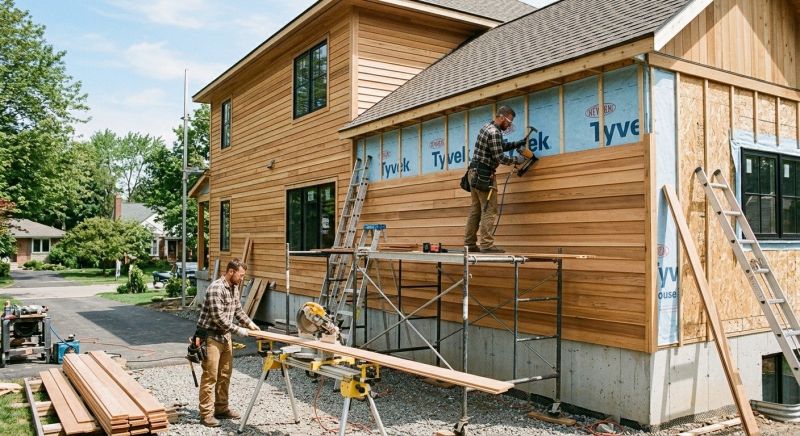 Veneer Siding Installation in Boston, MA