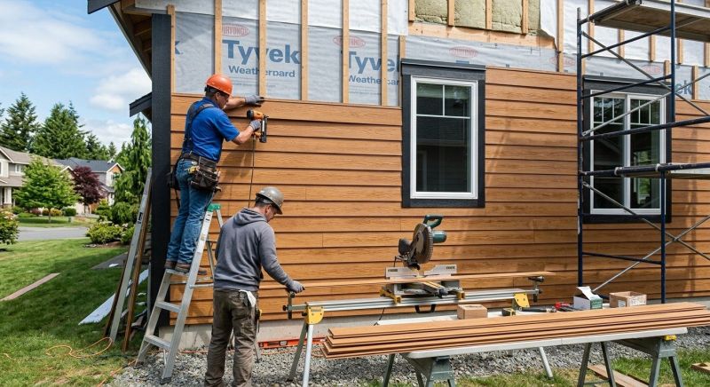 Wood Barn Siding Installation in Boston, MA